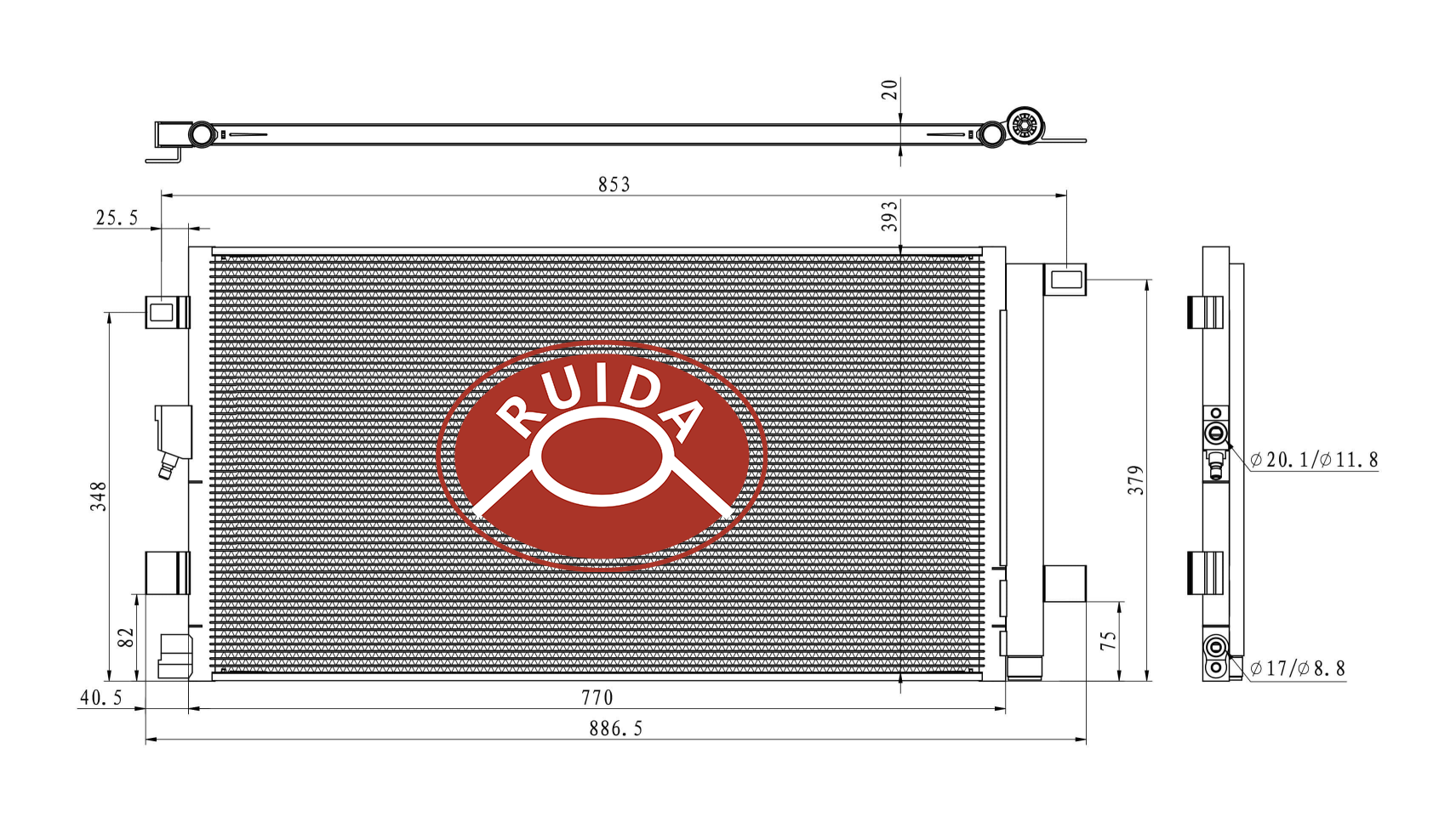 DPI9143 Auto Ac Condenser