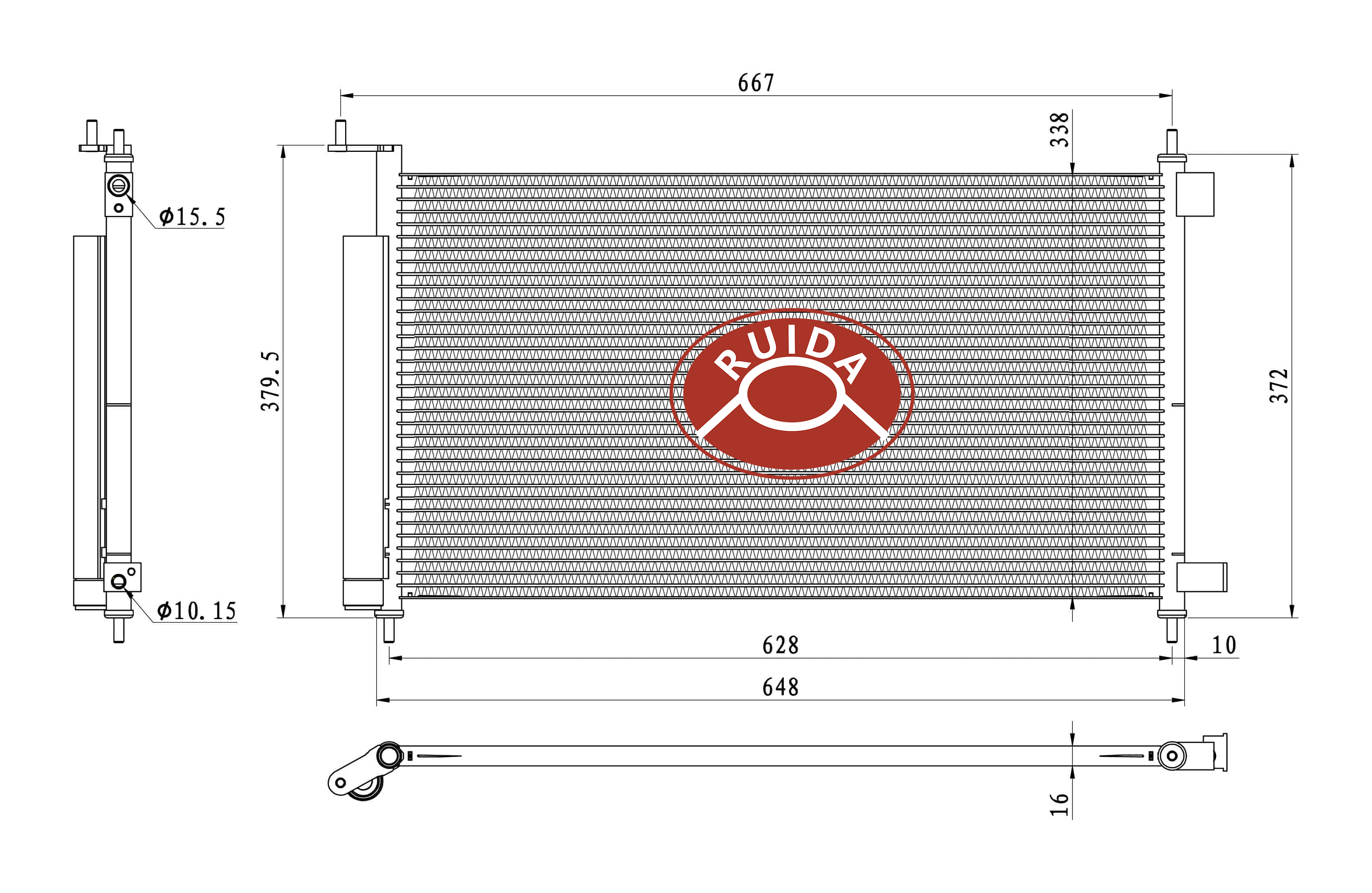DPI 3594 AC CONDENSER